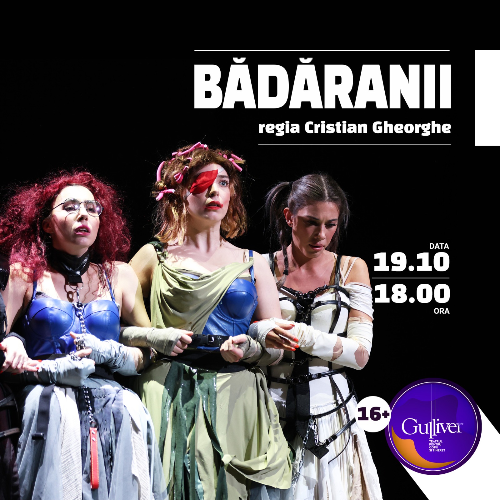 Spectacolul ”Bădăranii” revine în acest weekend la Teatrul ”Gulliver”